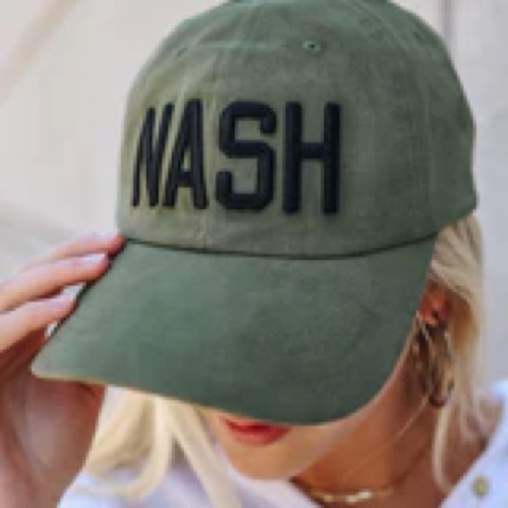 NWOT NASH Ball Cap - Olive/Black